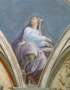 Architecture, The Four Arts, Peduccio, Camera della Fama by Giorgio Vasari